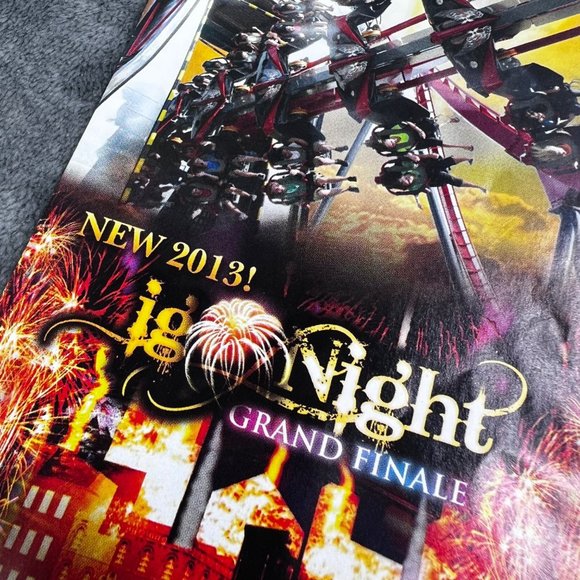 Six Flags Great America 2013 Park Map IGNight Reflections Ragin Cajun King Chaos - Picture 3 of 5